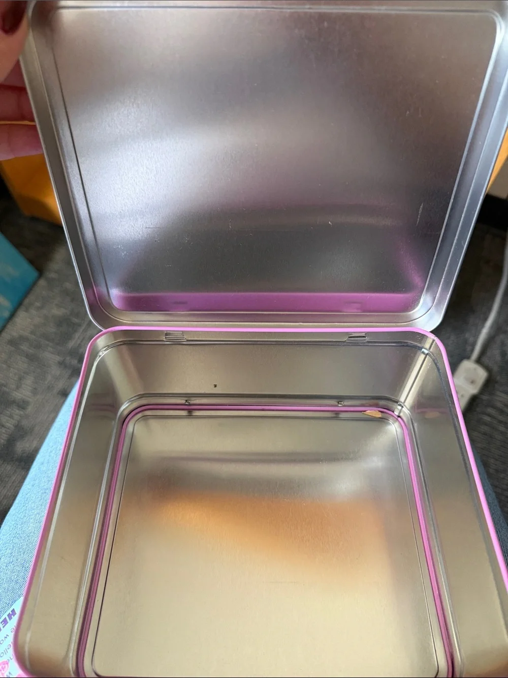 Hello Kitty Space Metal Lunchbox - rare!